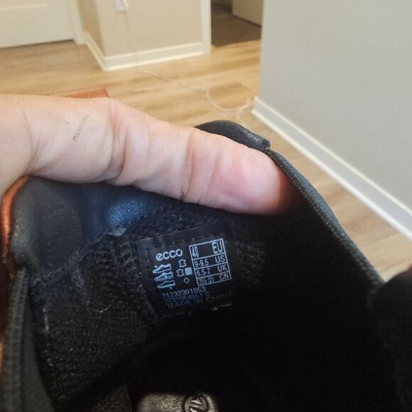 Ecco Shape 35 Sartorelle Brown Leather Ankle Boots Size 9-9.5 - Picture 8 of 8